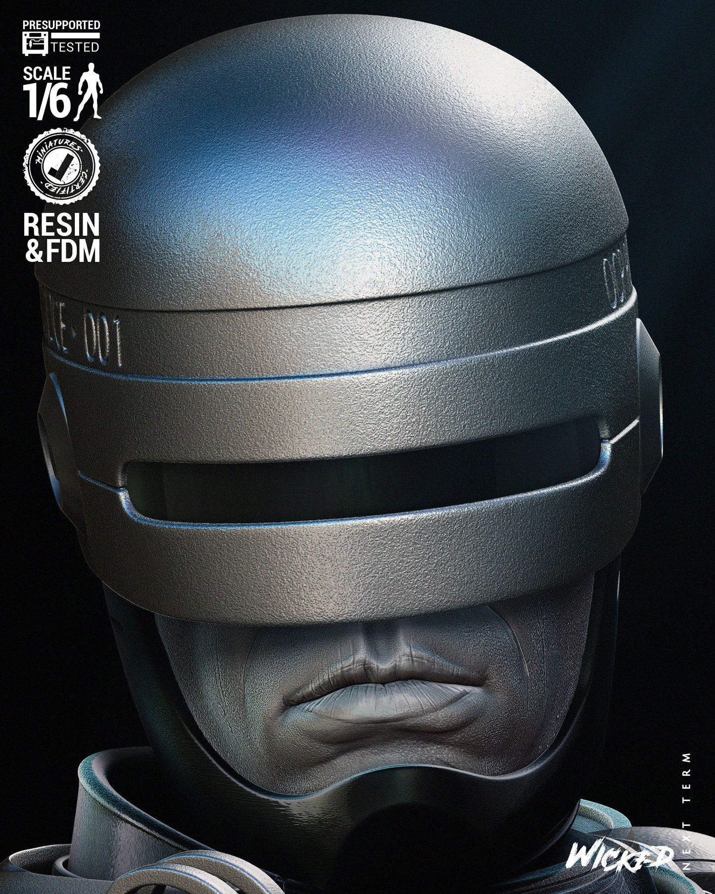 Robocop Statue