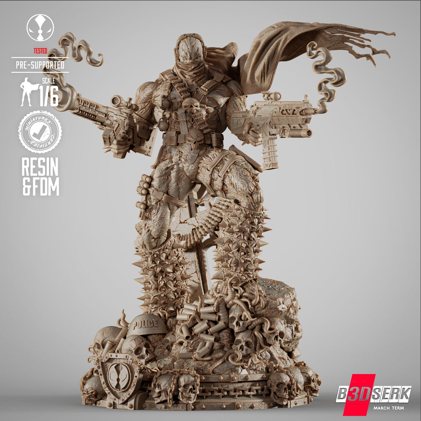 Commando Spawn Statue