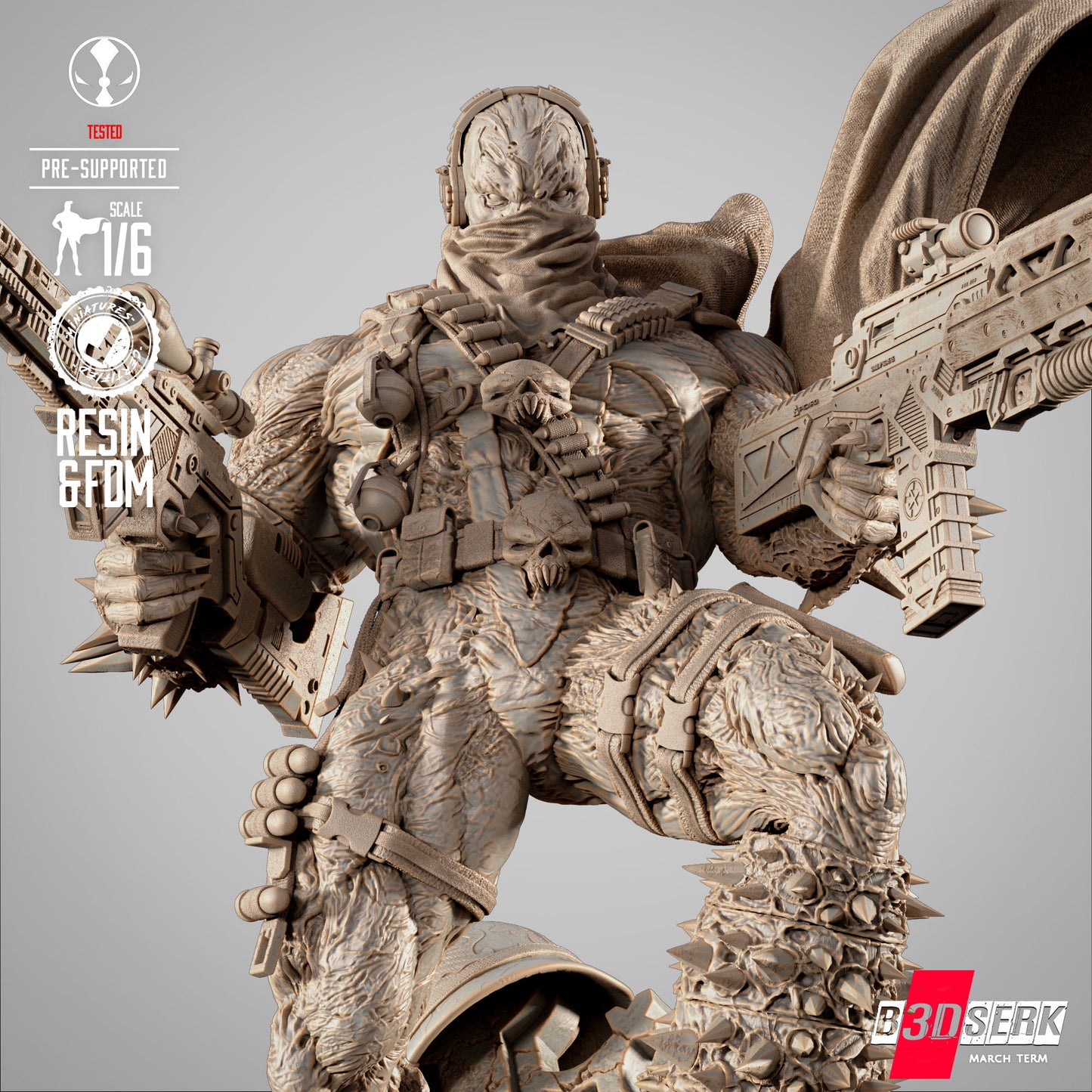 Commando Spawn Statue