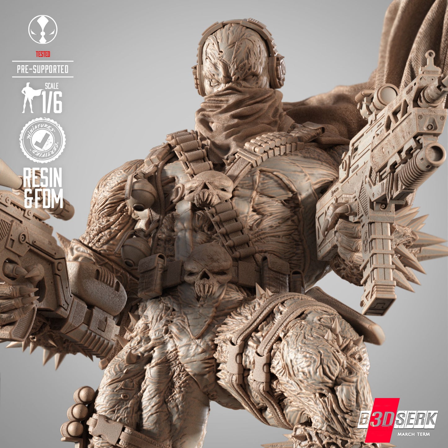 Commando Spawn Statue