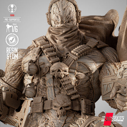 Commando Spawn Statue