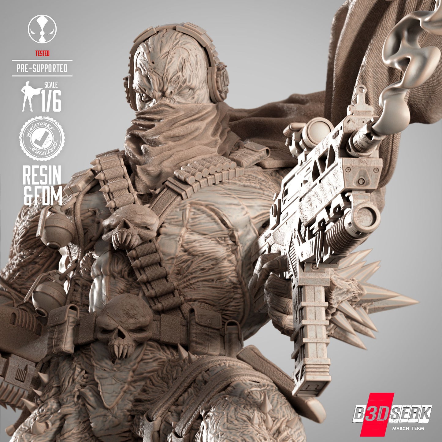 Commando Spawn Statue