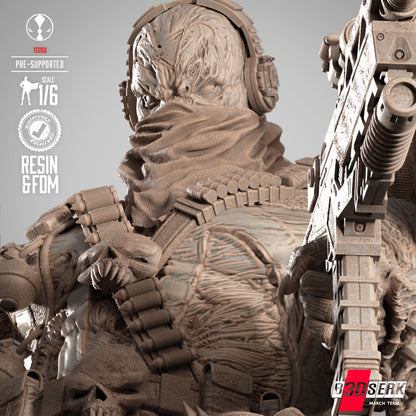Commando Spawn Statue