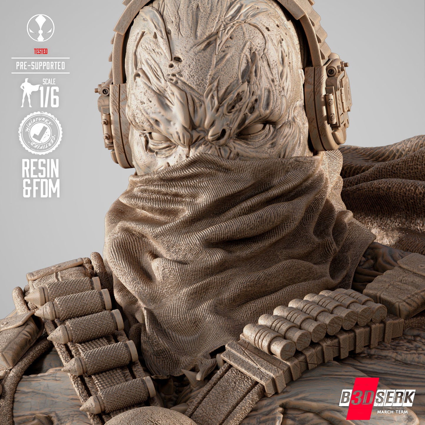 Commando Spawn Statue
