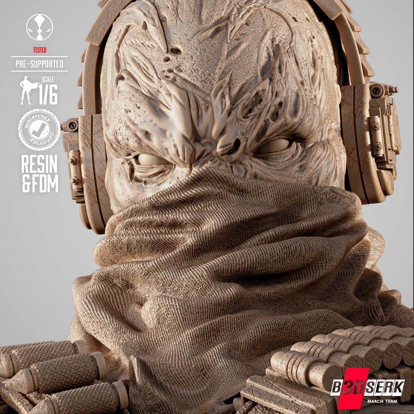 Commando Spawn Statue