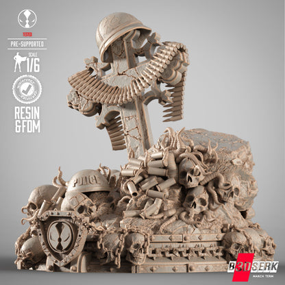 Commando Spawn Statue