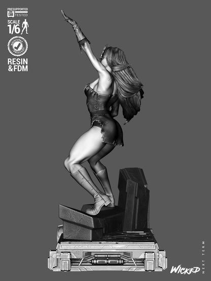 Jean Grey Statue 3D-Printed Kit