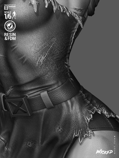 Jean Grey Statue 3D-Printed Kit