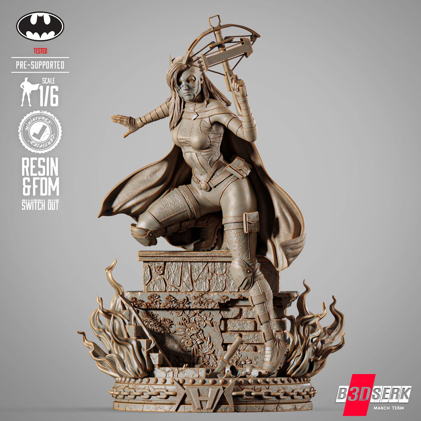 The Huntress Statue
