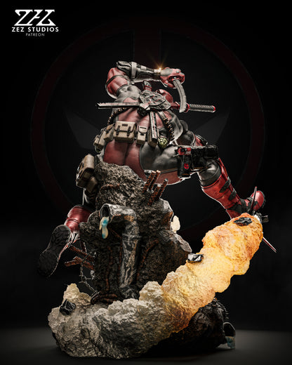 Deadpool Statue 3D-Printed Kit