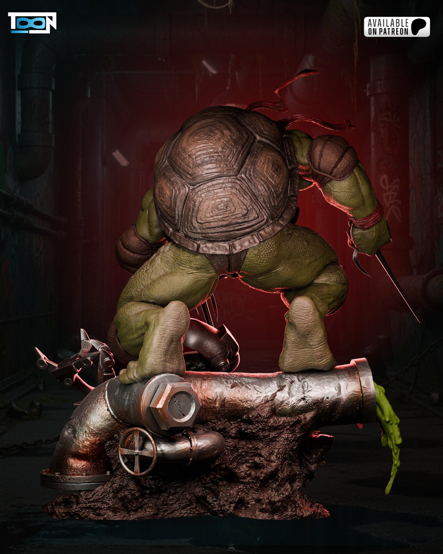 Raphael TMNT Statue