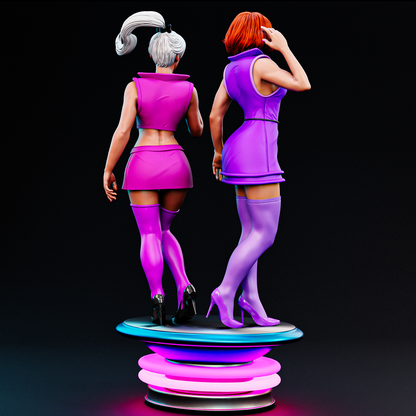 Jane And Judy Jetson Statue 3D-Printed Kit