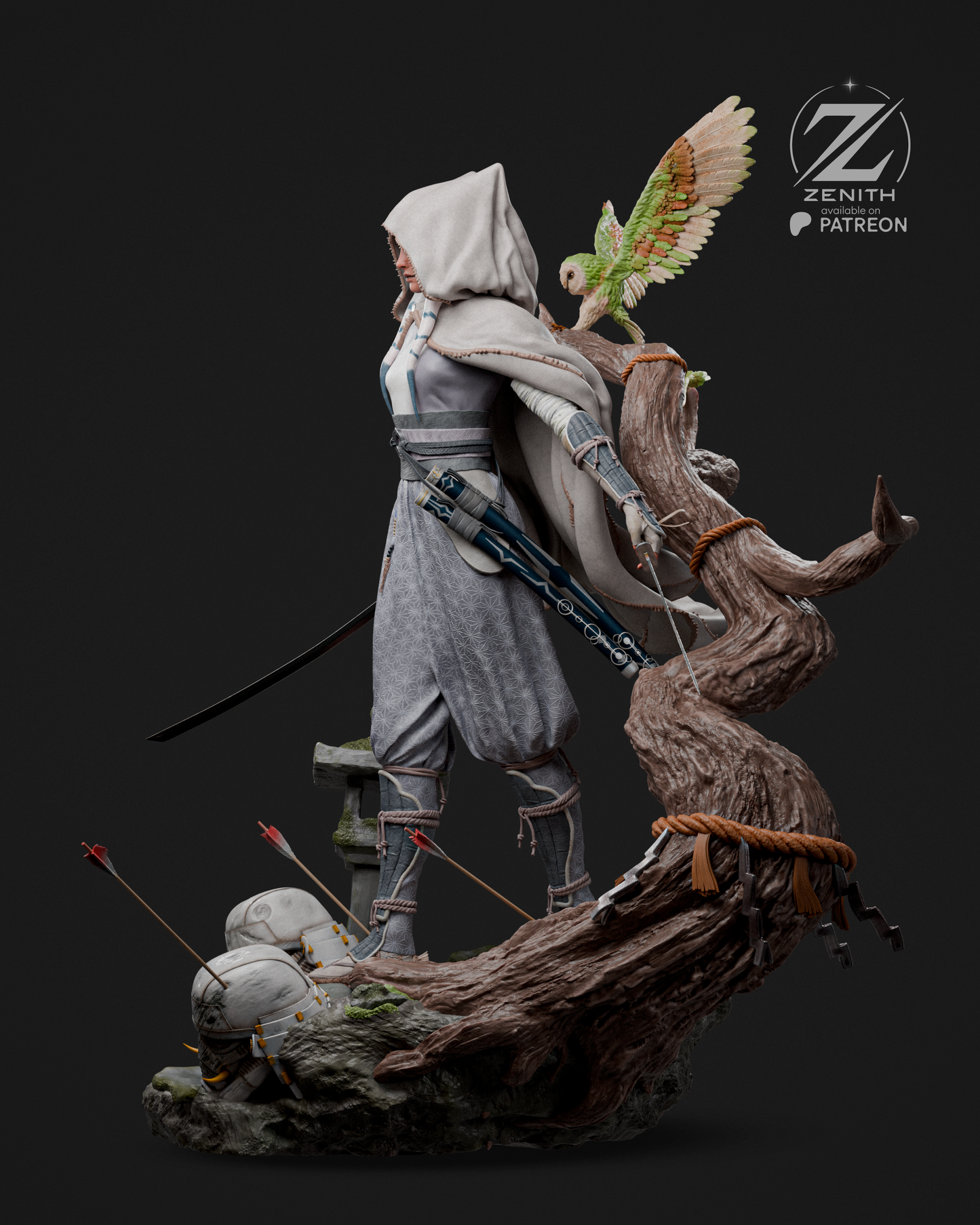 Samurai Ahsoka Statue