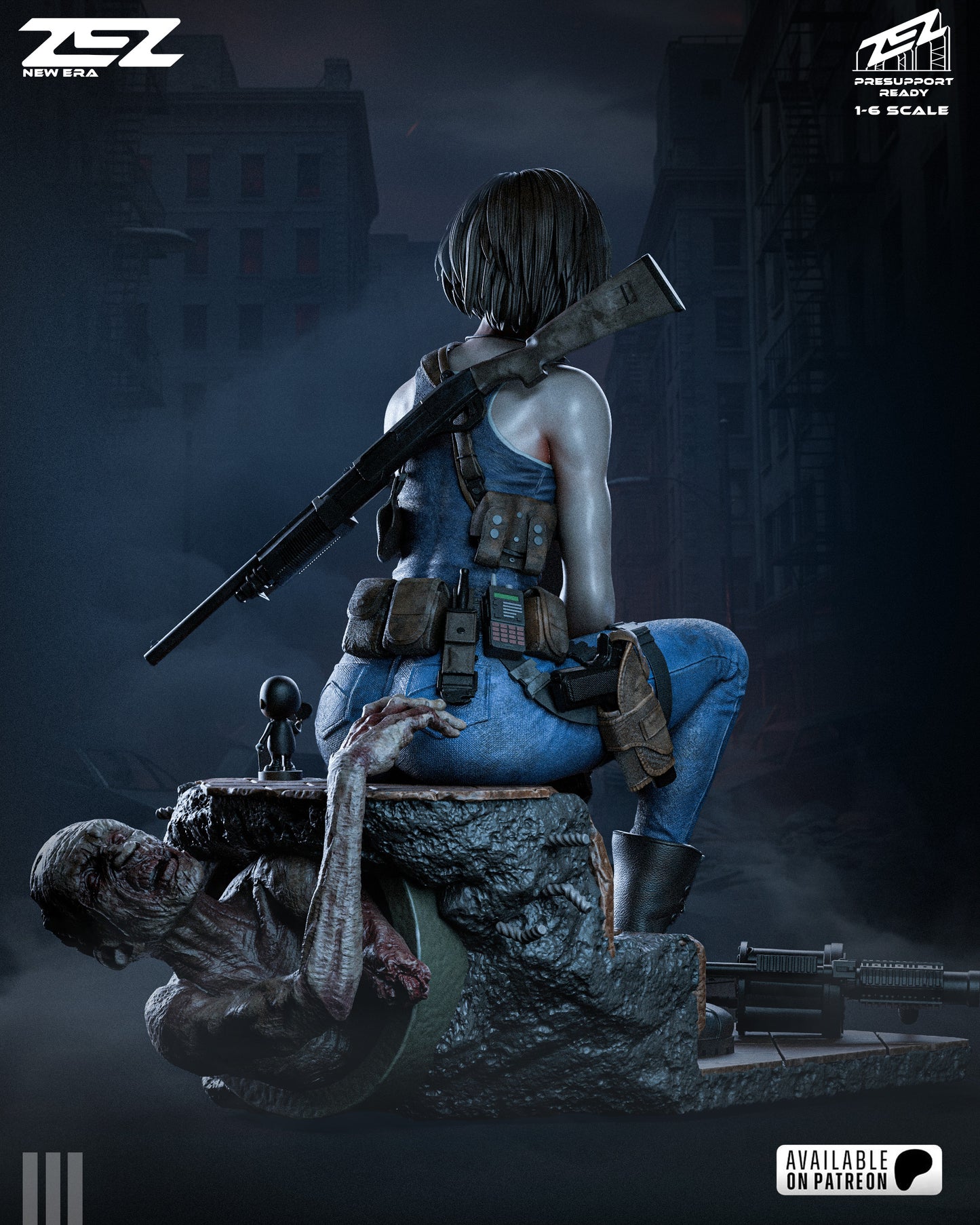 Jill Valentine Statue