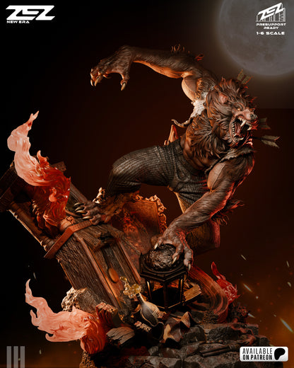 Werewolf Statue