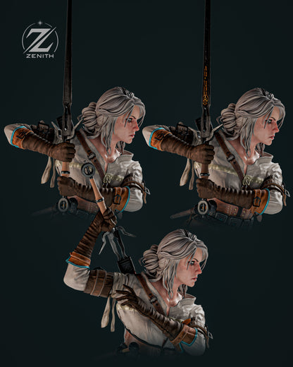 Ciri Statue 3D-Printed Kit