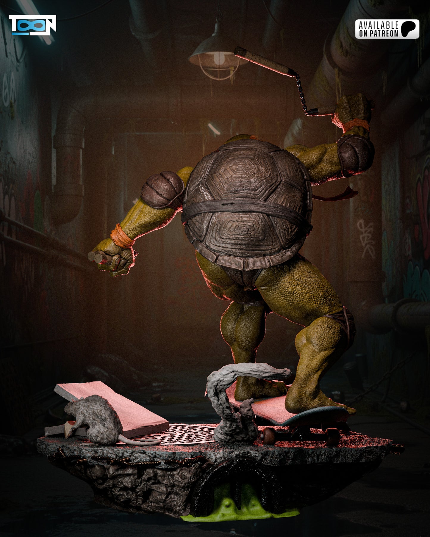 Michelangelo TMNT Statue