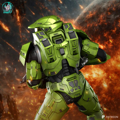 Master Chief Statue 3D-Printed Kit