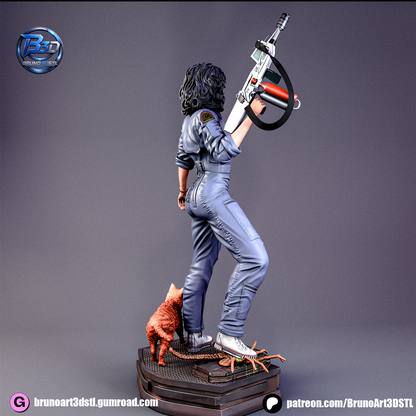 Ripley Statue 3D-Printed Kit