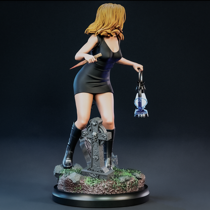 Buffy The Vampire Slayer Statue 3D-Printed Kit