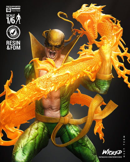 Marvel Power Man & Iron Fist (With Car) Diorama