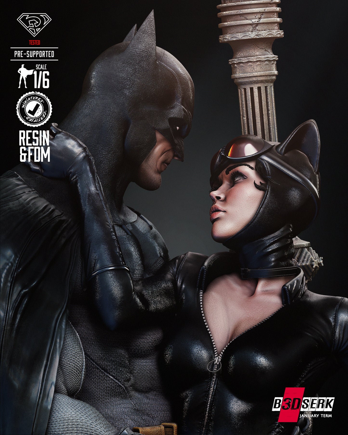 Batman & Catwoman Diorama