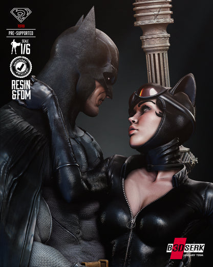 Batman & Catwoman Diorama