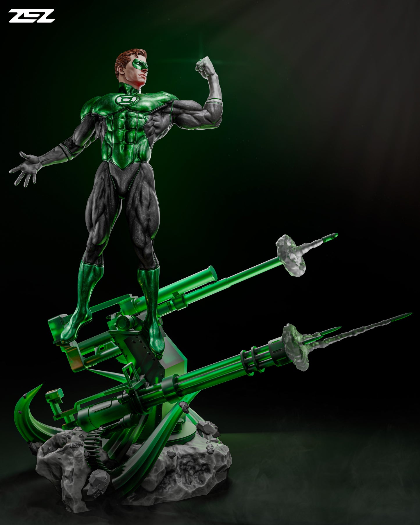 Green Lantern Statue