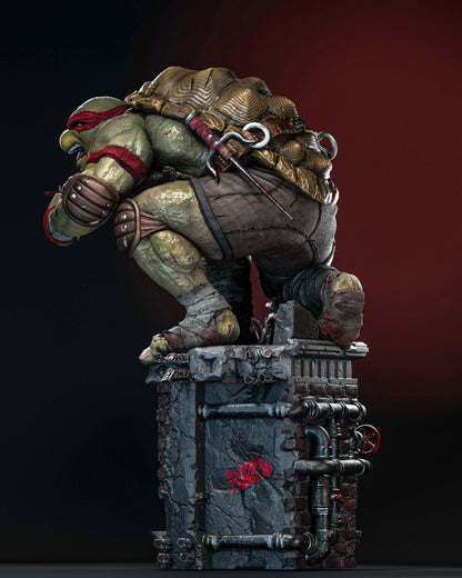 Raphael TMNT Statue 3D-Printed Kit