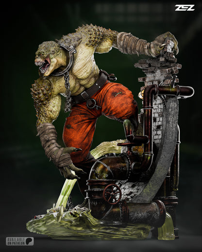 Killer Croc Statue
