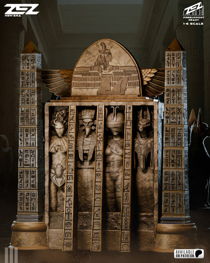 Apocalypse (Throne) Statue 3D-Printed Kit