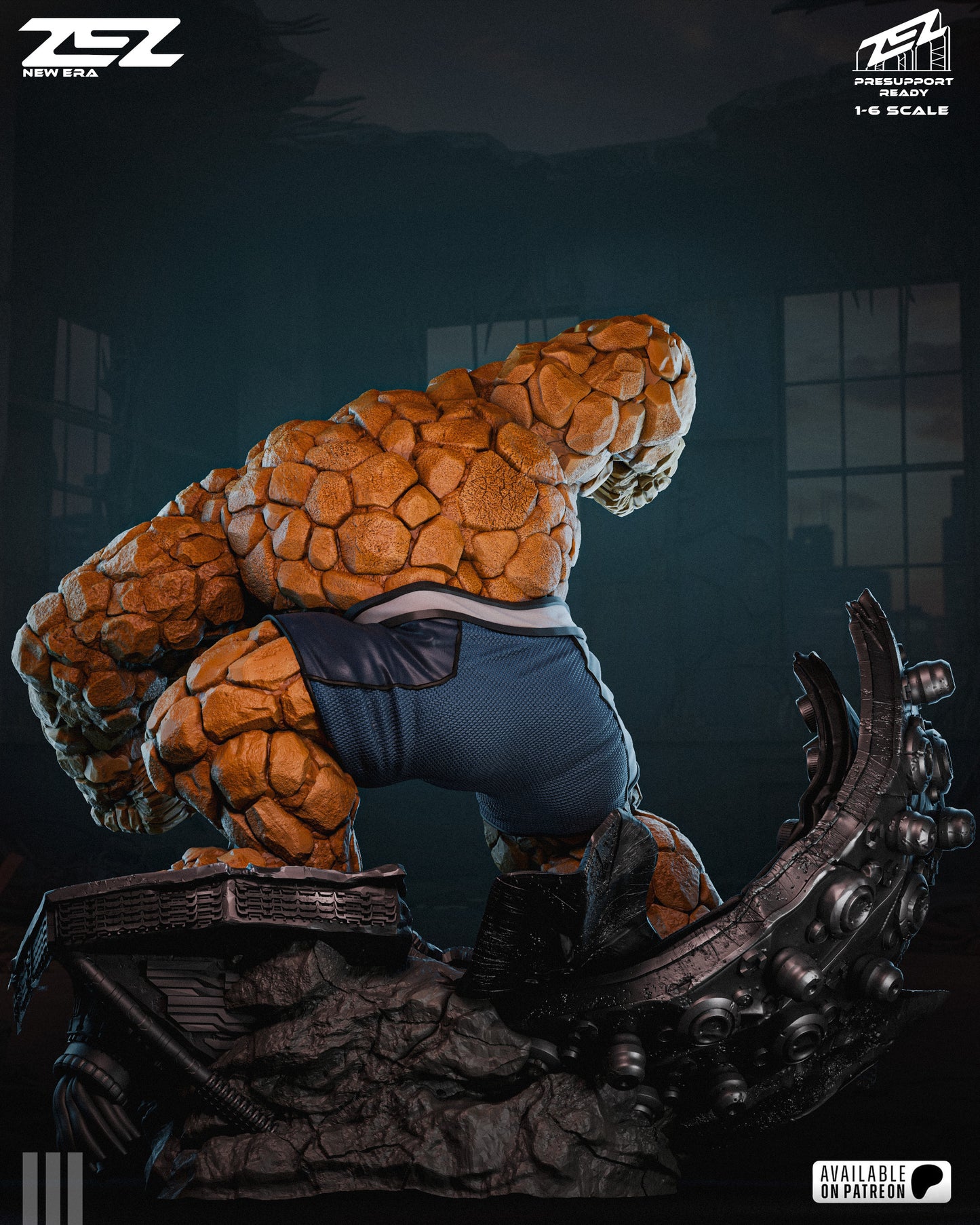 The Thing Statue 3D-Printed Kit