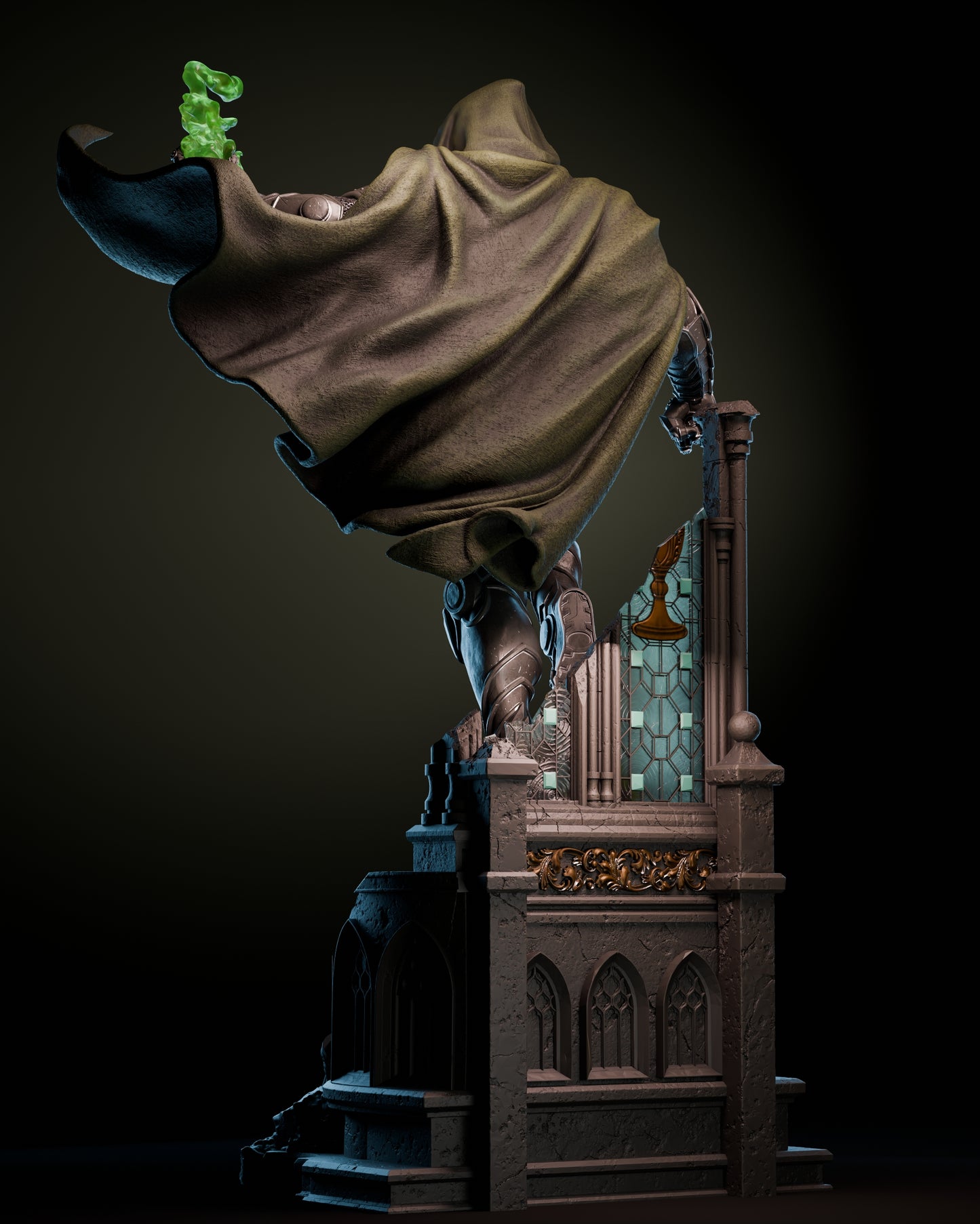 Dr. Doom Statue