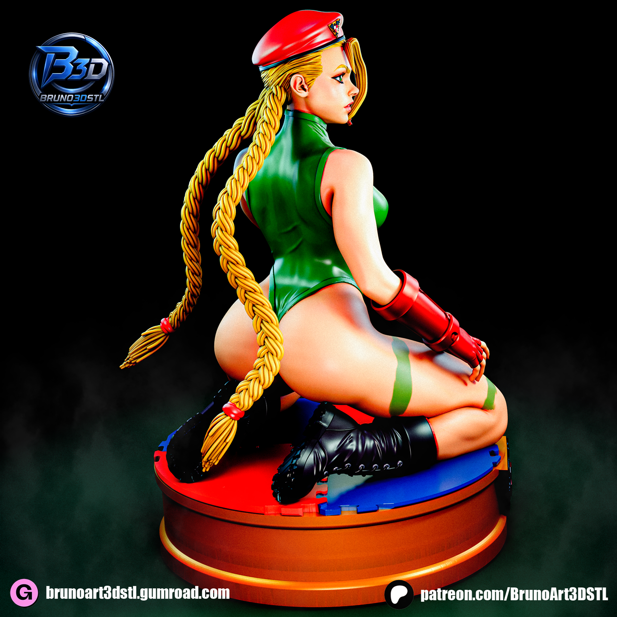 Cammy Statue 3D-Printed Kit
