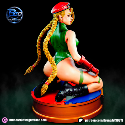 Cammy Statue 3D-Printed Kit