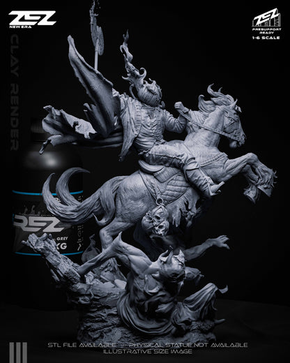 Headless Horseman Statue 3D-Printed Kit