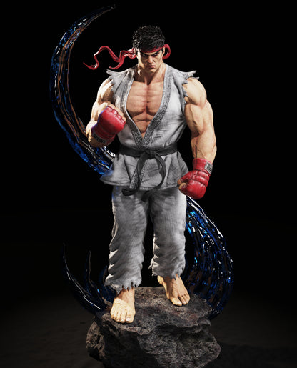 Ryu (Street Fighter) Statue 3D-Printed Kit