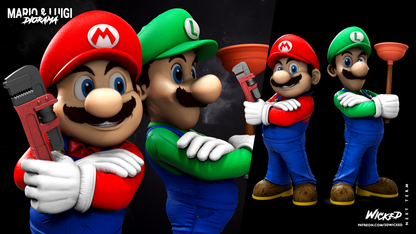 Mario And Luigi Diorama
