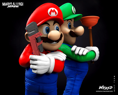 Mario And Luigi Diorama
