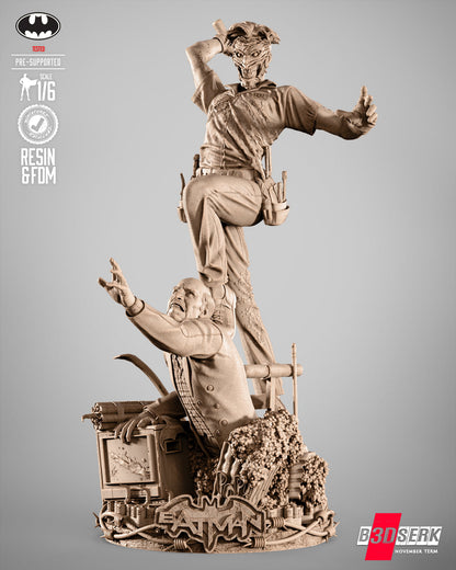 Joke Face Off Statue 3D-Printed Kit