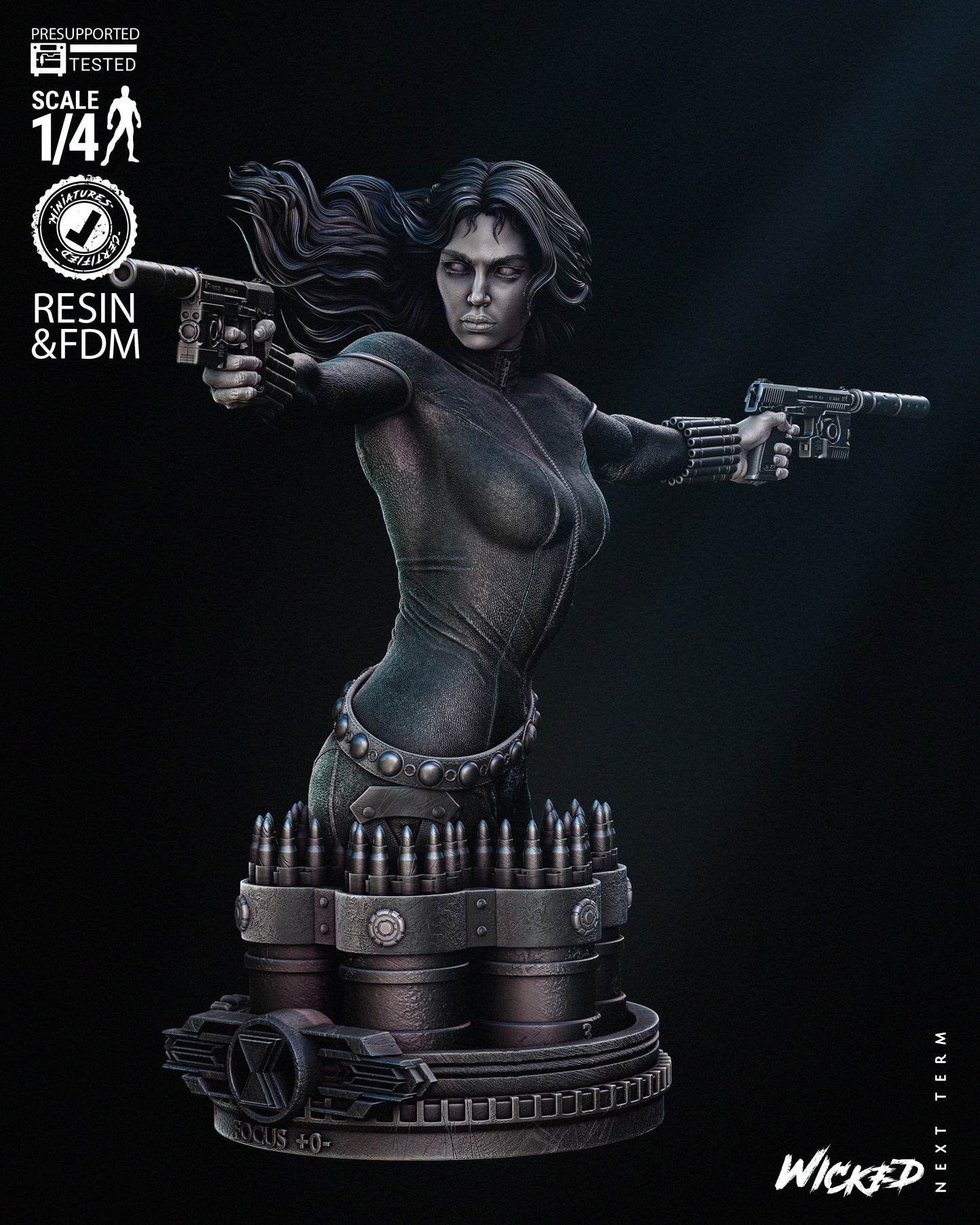 Black Widow Bust