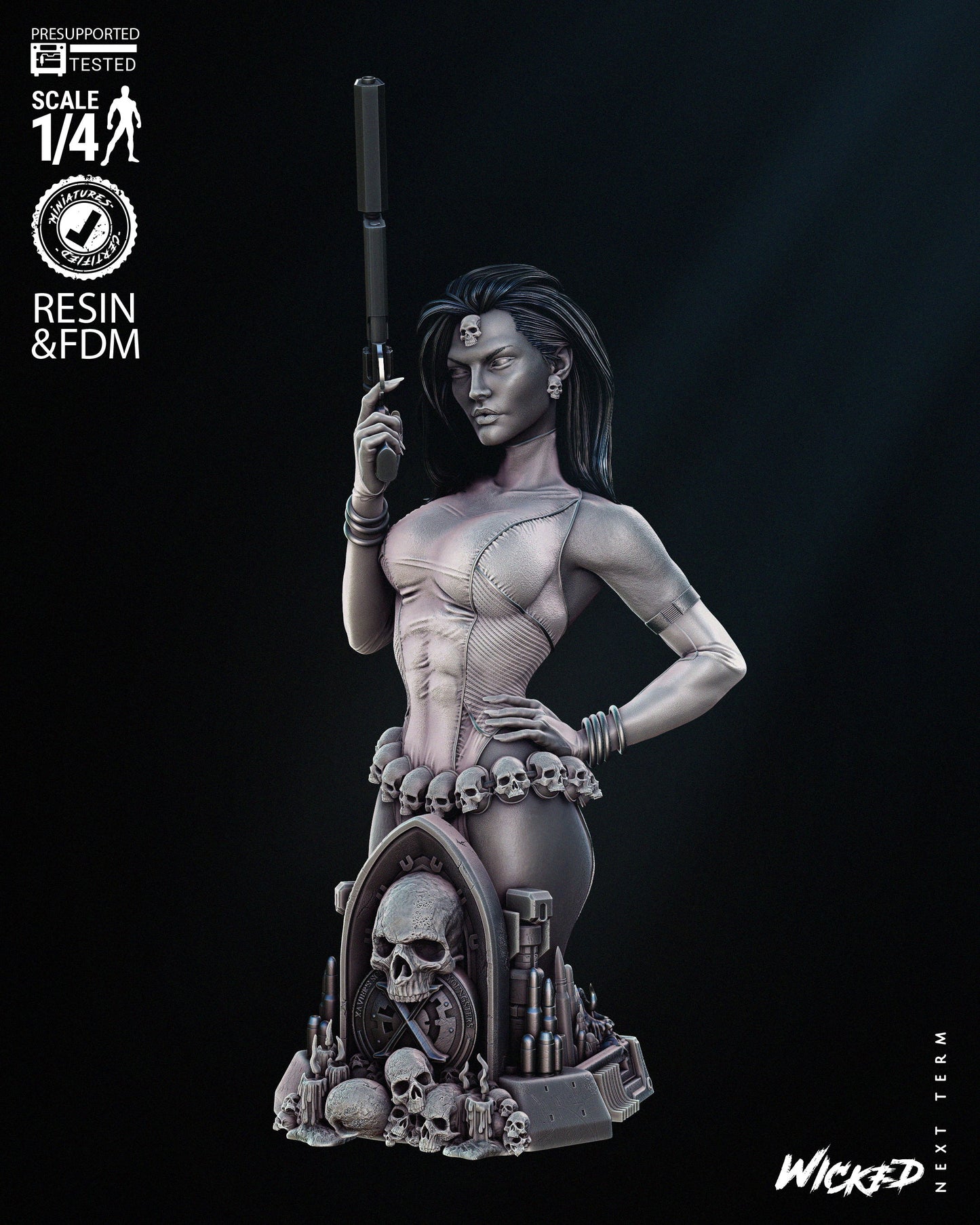 Mystique Bust