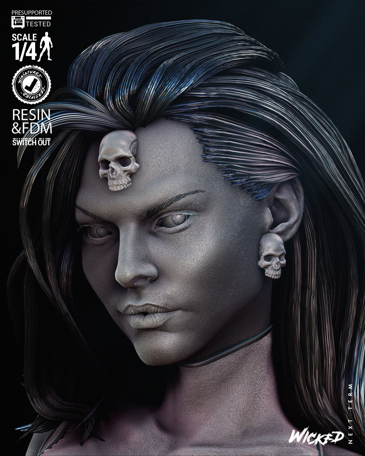 Mystique Bust