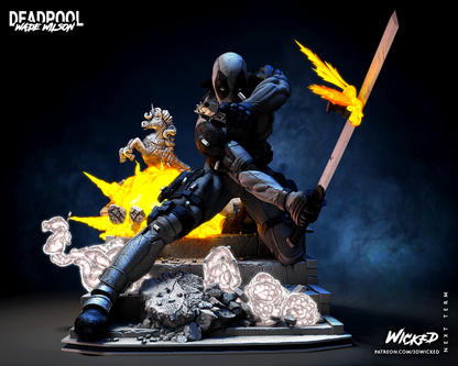 Deadpool Statue