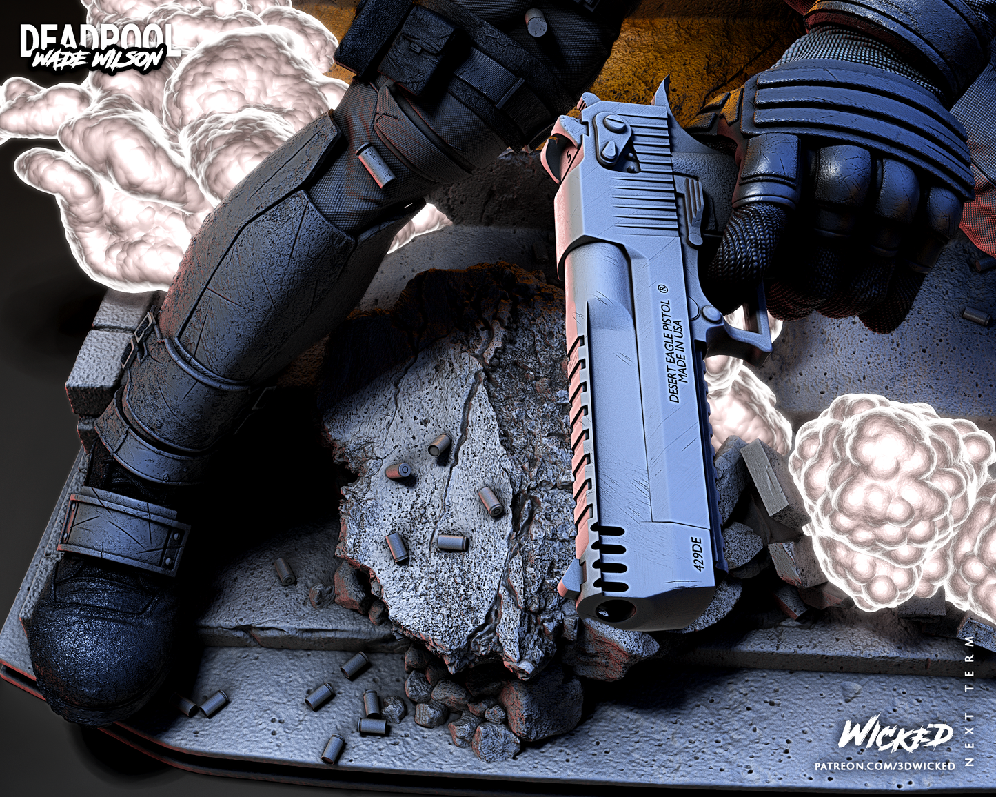 Deadpool Statue
