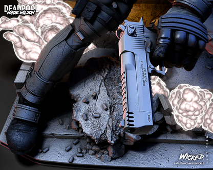 Deadpool Statue
