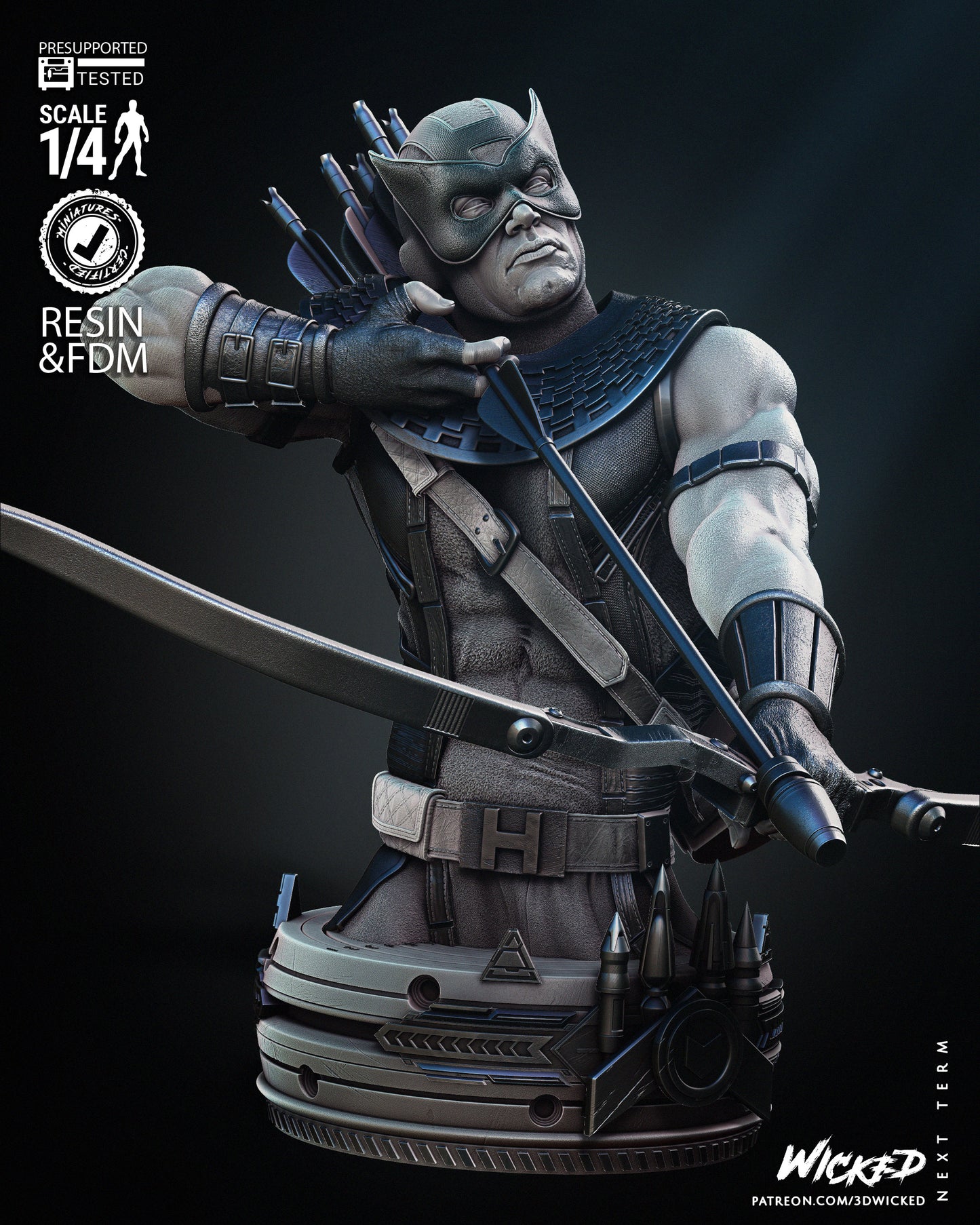 Hawkeye Bust