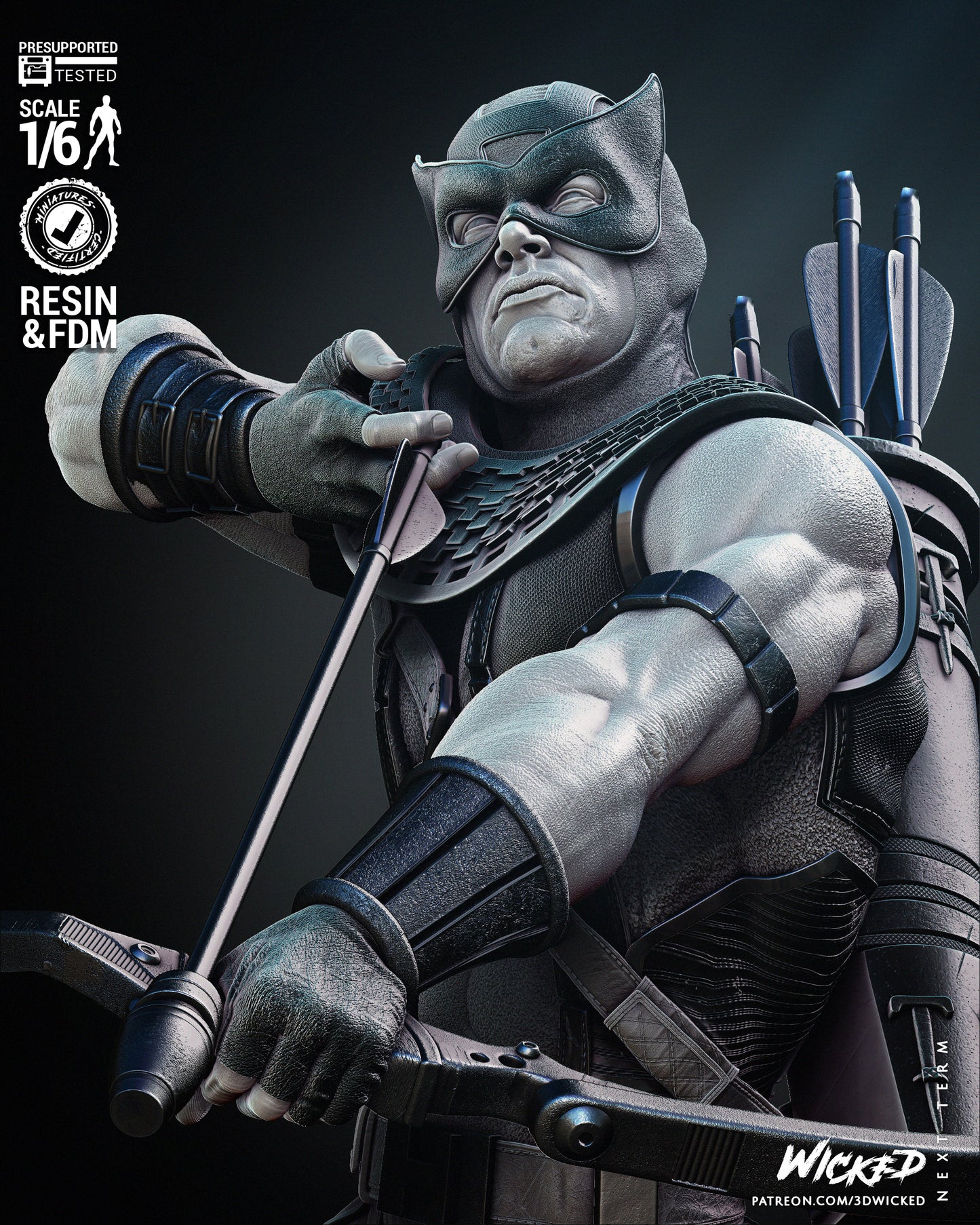 Hawkeye Bust