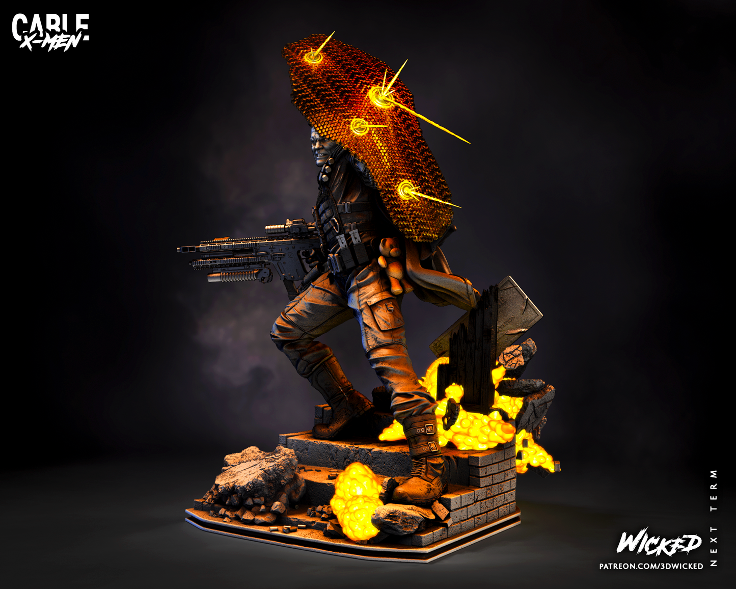 Cable Statue