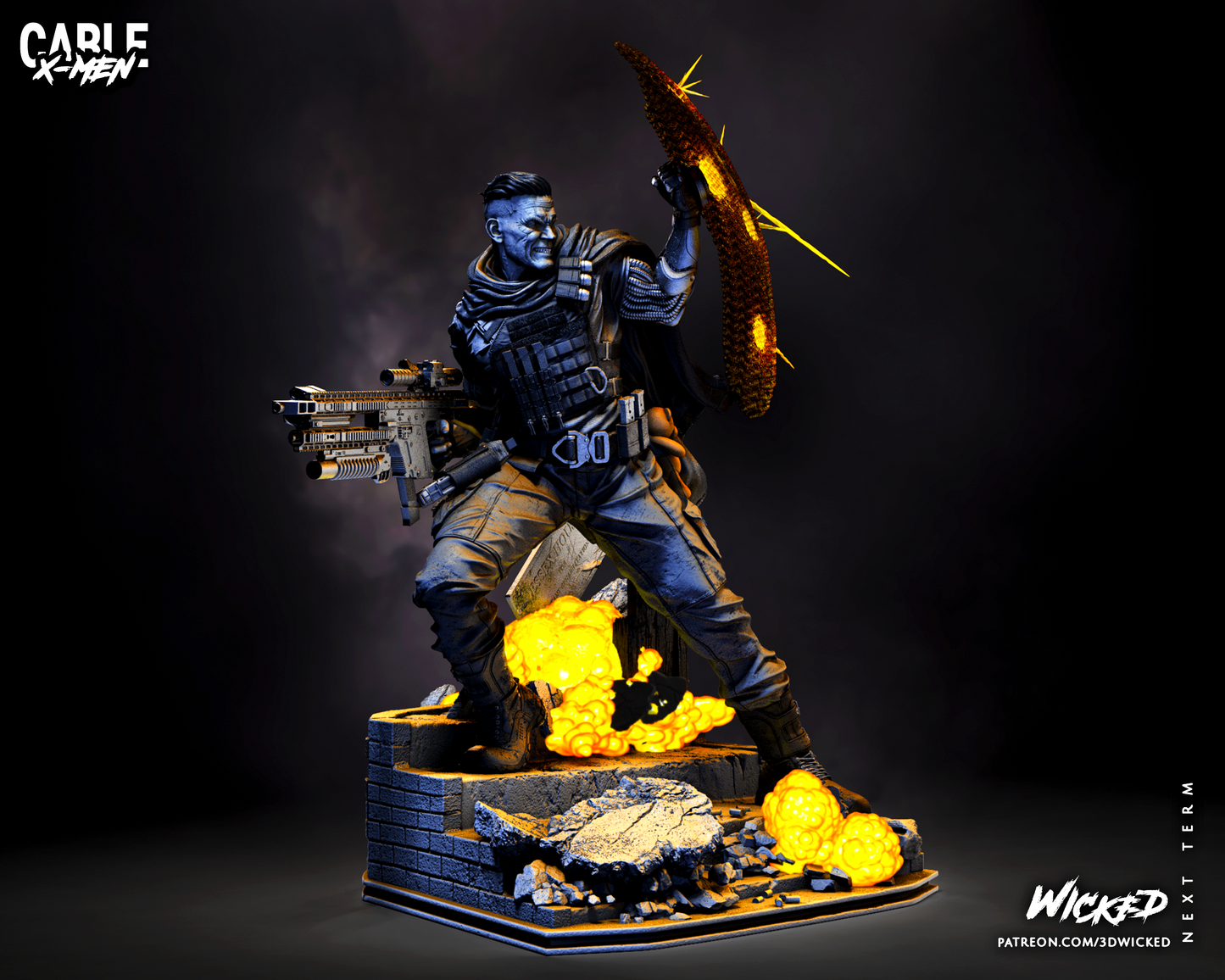 Cable Statue